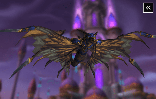 Armored Blue Dragonhawk