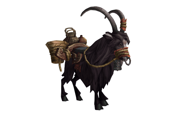 Black Riding Goat