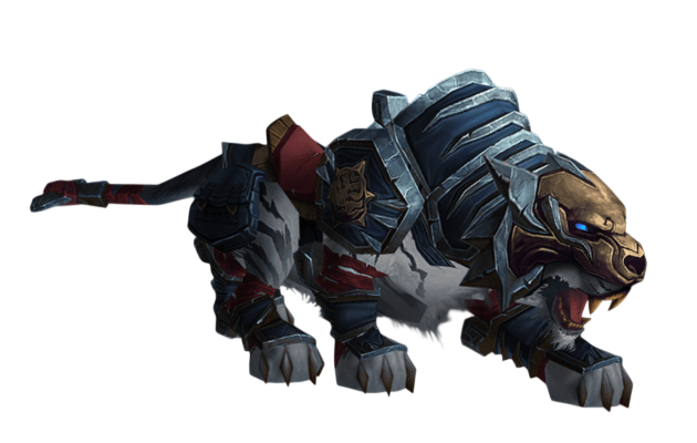 Blue Shado-Pan Riding Tiger