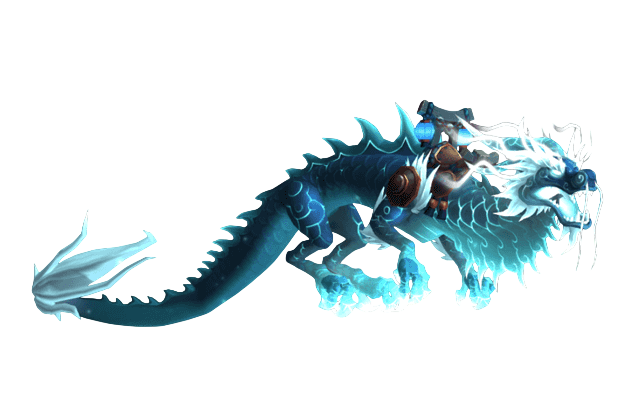 Heavenly Azure Cloud Serpent