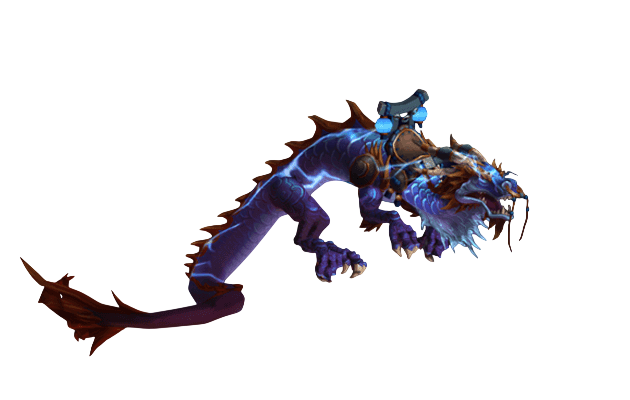 Thundering Cobalt Cloud Serpent