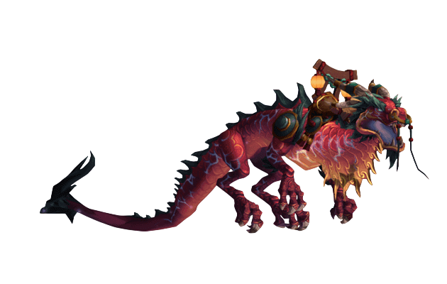 Thundering Ruby Cloud Serpent